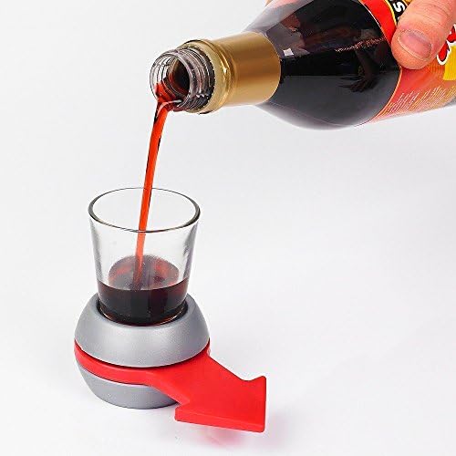 Spin The Shot Glass Liquor Game Group Hen Stag Fun Party Bottle Drinking Shooter