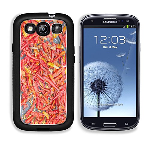 Samsung Galaxy S3 Aluminum Case Close up of dried chili peppers IMAGE 22838045 by MSD Customized Premium Deluxe Pu Leather generation Accessories HD Wifi Luxury Protector