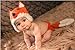 Pooqdo Fashion Newborn Baby Girl Boy Knit Crochet Clothes Beanie Hat Outfit Photo Props Fox Design