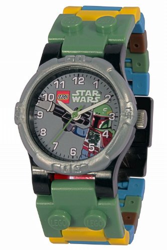 Imagen 2 de LEGO Star Wars - Reloj con figura Boba Fett, multicolor (9003370)