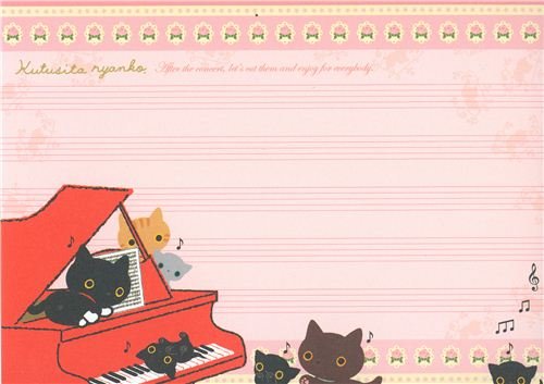 Imagen 5 de Bloc de notas del gato Kutusita Nyanko con peces y tarta