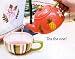 Tropical Pineapple Passion Single Serving Teapot for One By Artist Shari Erickson - 2 Pc Tea Pot and Tea Cup