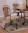 Keswick Caster Arm Chairs By Coaster Furniture