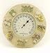 5018RD-GARDEN Hausen Round stone Thermometer