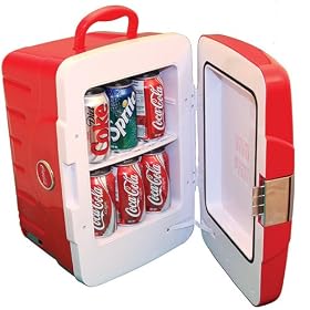 Click here to buy Koolatron Coca Cola Themal Electric Coooler Warmer.