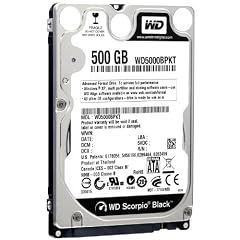 Western Digital HD WD Scorpio Black 500GB intern Festplatte (6,4cm (2,5 Zoll), 7200rpm, 16MB Cache, SATA)