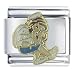 Angel Girl Italian Charms Bracelet Link