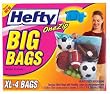 Hefty One Zip Big Bag Xl 4 Pack