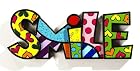 Romero Britto Smile Word Decor