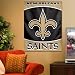 NFL New Orleans Saints 27-by-37-Inch Vertical Flag