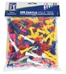 PGA Tour 200 Castle Golf Tee - Red/Ye...
