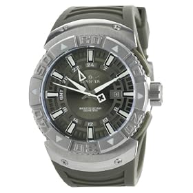 Invicta Mens 0665 II GMT Grey Dial Polyurethane Watch