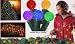 4' x 6' Multi LED G12 Berry Net Christmas Lights - 120 Lights Green Wire