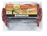 Bondhus 13348 Set of 6 Hex T-handles, sizes 2-6mm