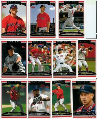 2006 Topps Series 2 BOSTON RED SOX team set (Hansen)