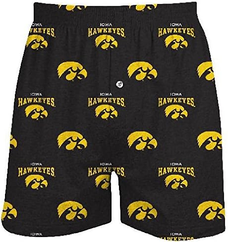 Iowa Hawkeyes Mens Supreme Black Boxer Shorts (M=32-33)