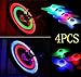 FORSUN LED Bicycle Wheel Spoke Bulb, Red Blue Green and Multi-color, Pack of 4