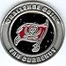 NFL Tampa Bay Buccaneers Poker Guard with black velvet pouch
