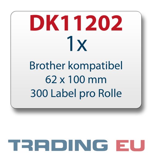 Label kompat. zu Brother DK11202
