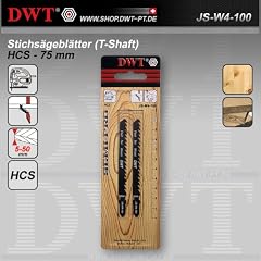 DWT 2 x HCS Stichs�gebl�tter 75 mm zum grobes S�gen von Weichholz - JS-W4-100