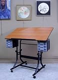 Alvin CraftMaster Art Hobby Table - Cherry