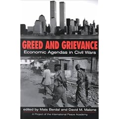 Greed and Grievance: Economic Agendas in Civil Wars