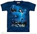 The Mountain Stormy Night Orca Whale Tee T-shirt Adult M