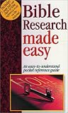 Bible Research Made Easy: Pocket-Sized Bible Reference Guides (Made Easy Series)