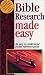 Book Bible Research Made Easy