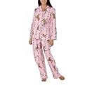 Nick & Nora&reg; Womens Monkey Bars Pajamas Set - Pink