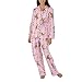 Nick & Nora® Womens Monkey Bars Pajamas Set - Pink
