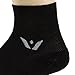 Swiftwick - Pursuit TWO, Quarter-Crew Sock for Year-Round Versatility, Black, Large
