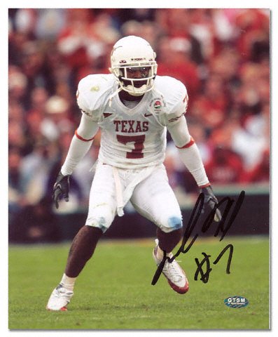 Michael Huff Texas Longhorns Autographed 8×10 Photograph