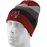Reebok Tampa Bay Buccaneers Red-Team Color Striped Reversible Knit Beanie