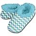 Snoozies Cool Geometric Fleece Lined Womens Footies