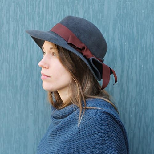 Nellie Bly wide brim fedora