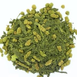 Matcha GenmaiCha Premium 7.0 oz Loose Green Tea with Brown Rice and Matcha