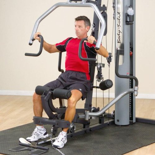 Body-Solid® G5S Home Gym, Multi Fitness-Station mit Steckgewichtsturm und Ergo-PressTM-Armen, Multistation, Kraftstation, Kraftturm, Powerstation