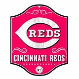 MLB Cincinnati Reds 11-by-13 Wood Sign