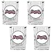 Atlanta Braves MLB 4pc Square Shot Glass Set