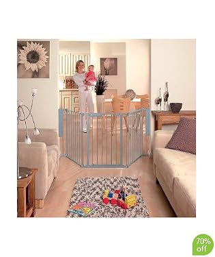 Mothercare Play Pen - Silver Metal