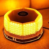 XKTTSUEERCRR NEW Bright 240 LED Truck Vehicle Car Roof Top Flash Strobe Emergency Warning Hazard Warning Light Yellow Amber