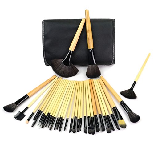 32 Pieces Makeup brushes set Cosmetic Brushes Kits Professional Face Eye Shadow Eyeliner Foundation Blush Lip Powder Liquid Cream Cosmetics Blending Brush Tool