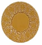 Majolica Ceramic Pottery Harvest Salad Plate 8" D Set / 2