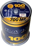 Platinum CD-R 100er Spindel 52x Speed 700MB 80 Min. CD-Rohlinge - 