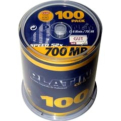 Bestmedia Platinum CD-R700 100Pk. CD Rohling 80min 700MB 48xSp. Spindel