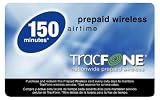 TracFone Prepaid Airtime Card, 150 Minutes for Tracfone Phones