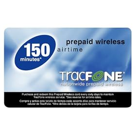 TracFone Prepaid Airtime Card, 150 Minutes for Tracfone Phones