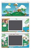 Animal Crossing Wild World Decal Cover Vinyl Skin Protector 3 for Nintendo  ....