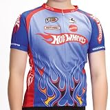 Giordana Youth Hot Wheels Team Cycling Jersey - (GI-SSYJ-TEAM-HOTW) (XL - Youth 14)